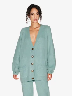 La Perla Alpaca Blend Cardigan In Almond< Loungewear