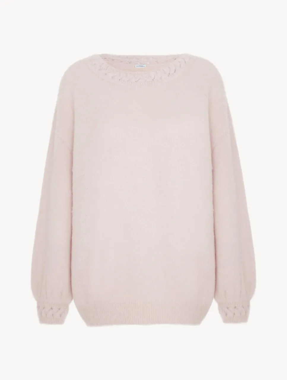 La Perla Alpaca Blend Sweater In Powder< Loungewear