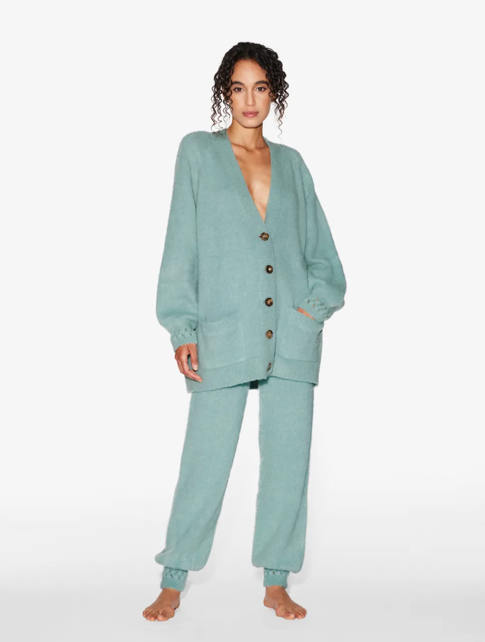 La Perla Alpaca Blend Trousers In Almond< Loungewear