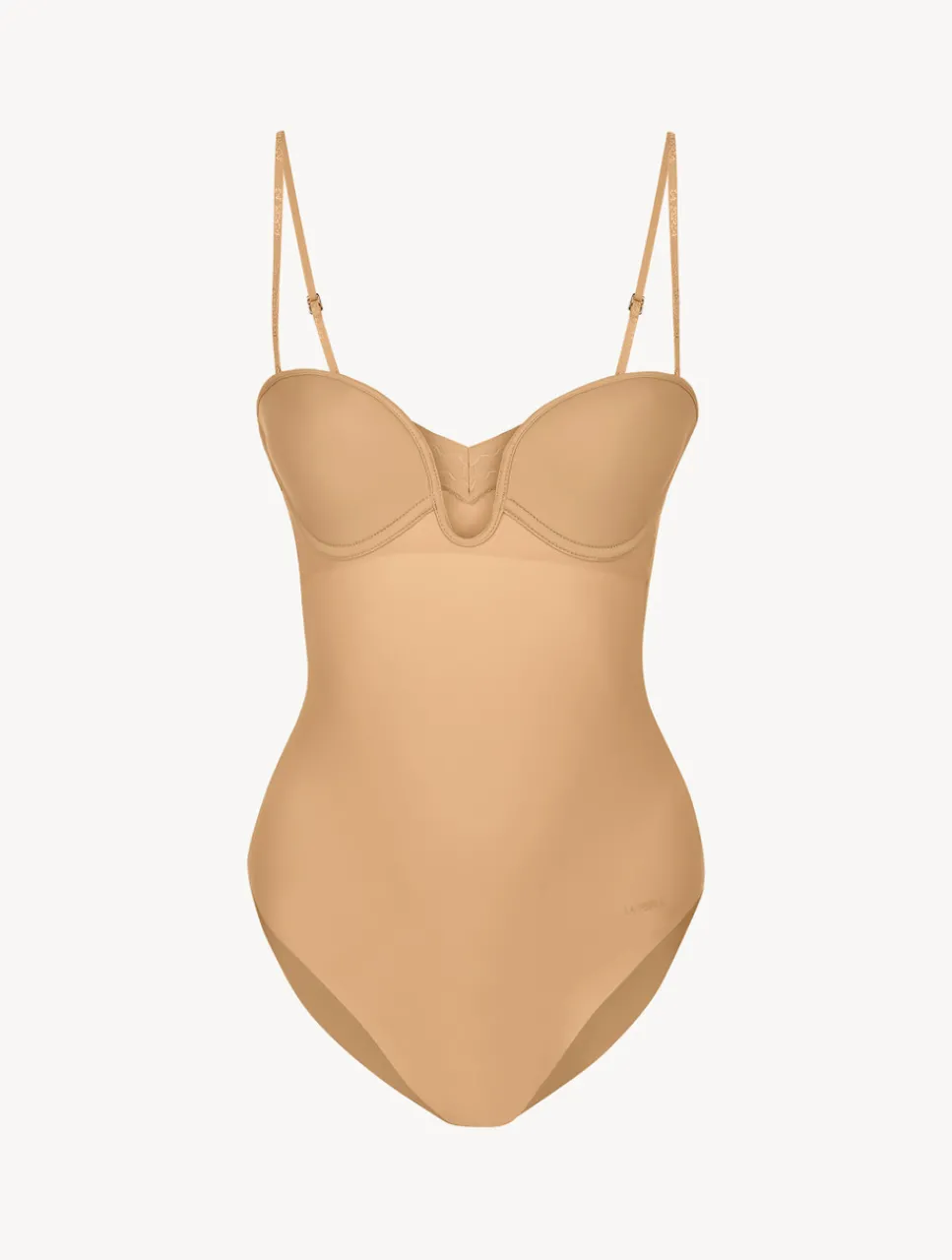 La Perla Amaretto-coloured Underwired Padded U-bra Bodysuit< Bodysuits & Bustiers|Shapewear