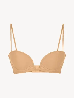 La Perla Amaretto-coloured Underwired Padded Bandeau U-bra< Bandeau|Padded