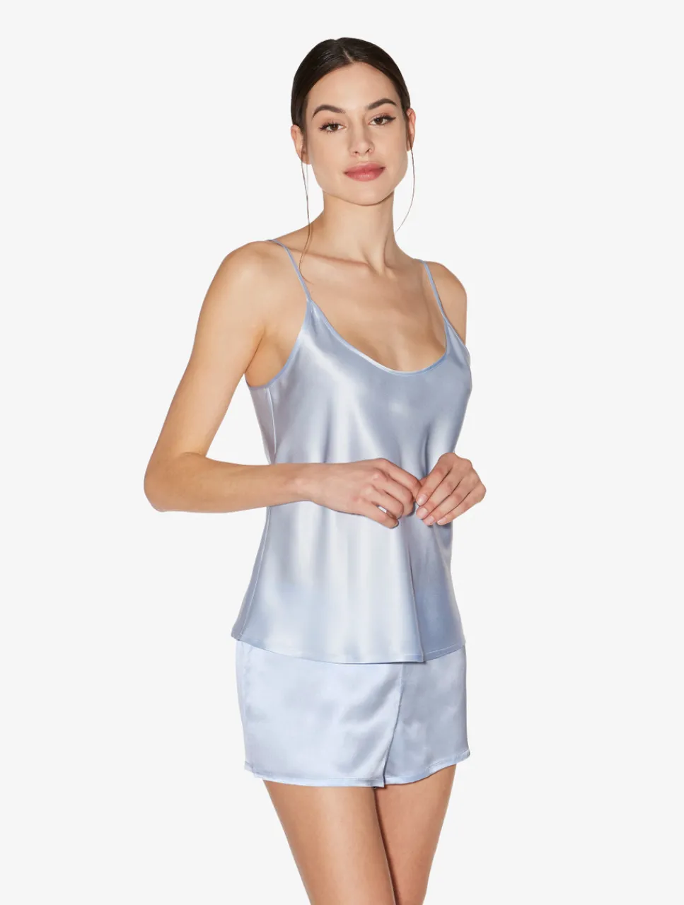 La Perla Azure Silk Camisole< Camisoles|Pajamas