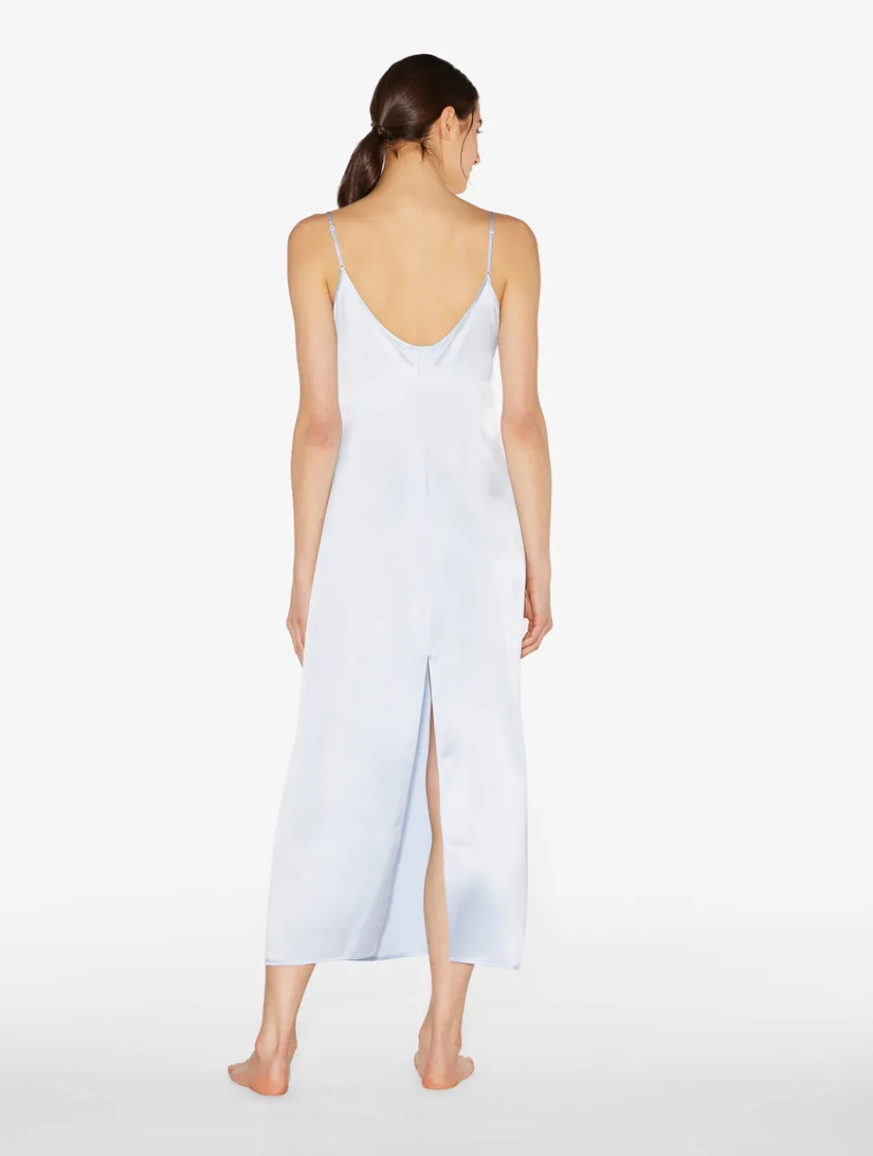 La Perla Azure Silk Long Slip< Slips & Dresses|Silk Sleepwear