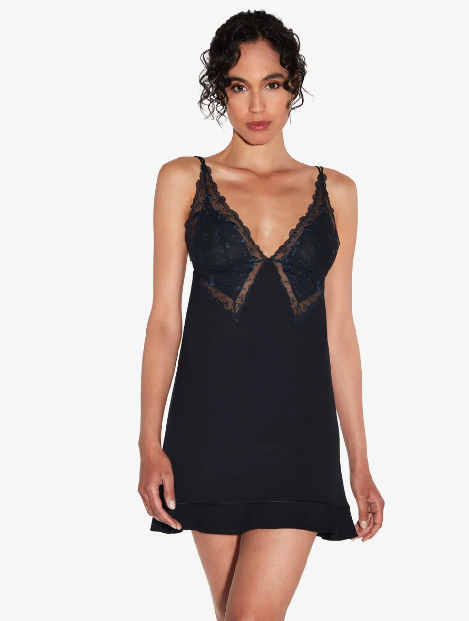 La Perla Babydoll In Onyx< Slips & Dresses