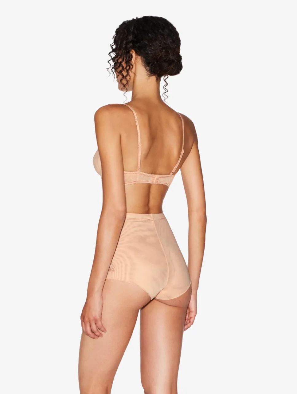 La Perla Balconette Bra In Sand Stretch Tulle< Balconette|Underwired