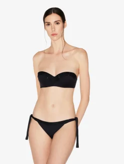 La Perla Bandeau Bikini Top In With Beading< Bikinis