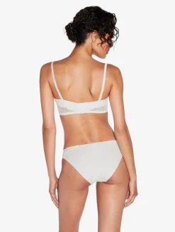 La Perla Bandeau Bra In Lys With Embroidered Tulle< Bandeau|Padded