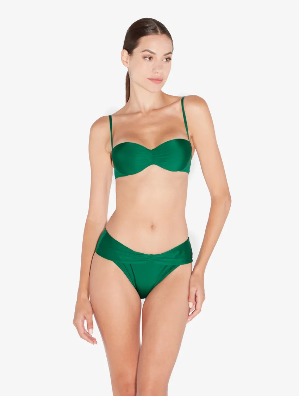 La Perla Bikini Brief In With Draped Waist< Bikinis