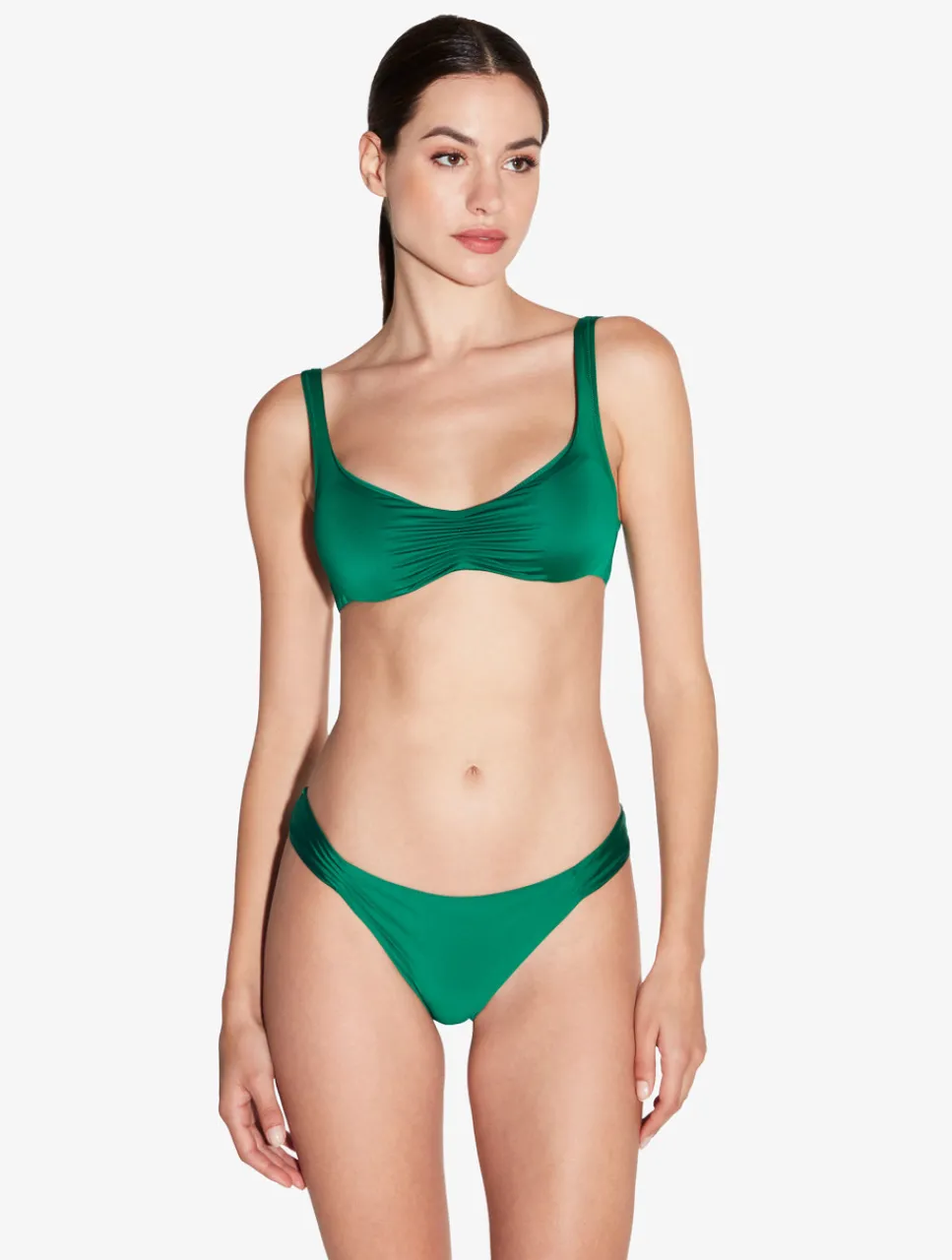 La Perla Bikini Brief In With Pleat Detailing< Bikinis