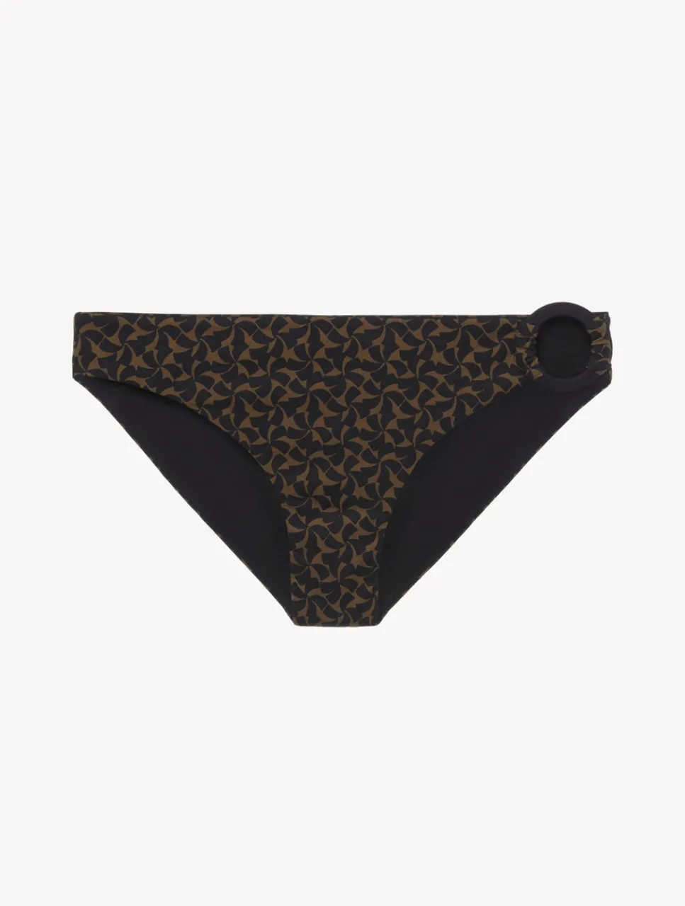 La Perla Bikini Briefs In Dark Green And Black< Bikinis