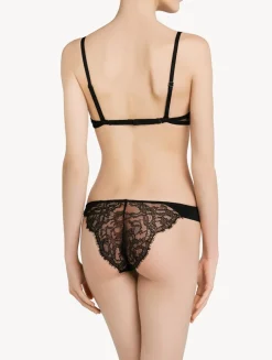 La Perla Brazilian Brief With Chantilly Lace< Brazilian|Shapewear