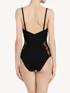 La Perla Lycra Control Fit Body With Chantilly Lace< Bodysuits & Bustiers|Shapewear