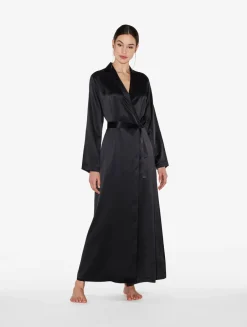 La Perla Silk Long Robe< Robes|Silk Sleepwear