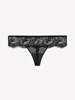 La Perla Stretch Leavers Lace Thong< G String & Thong