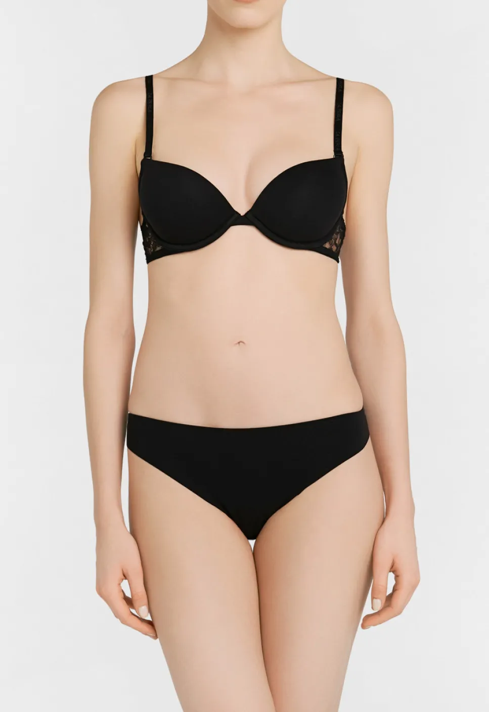 La Perla T-shirt Multiway Bra With Chantilly Lace< Padded|Push-Up
