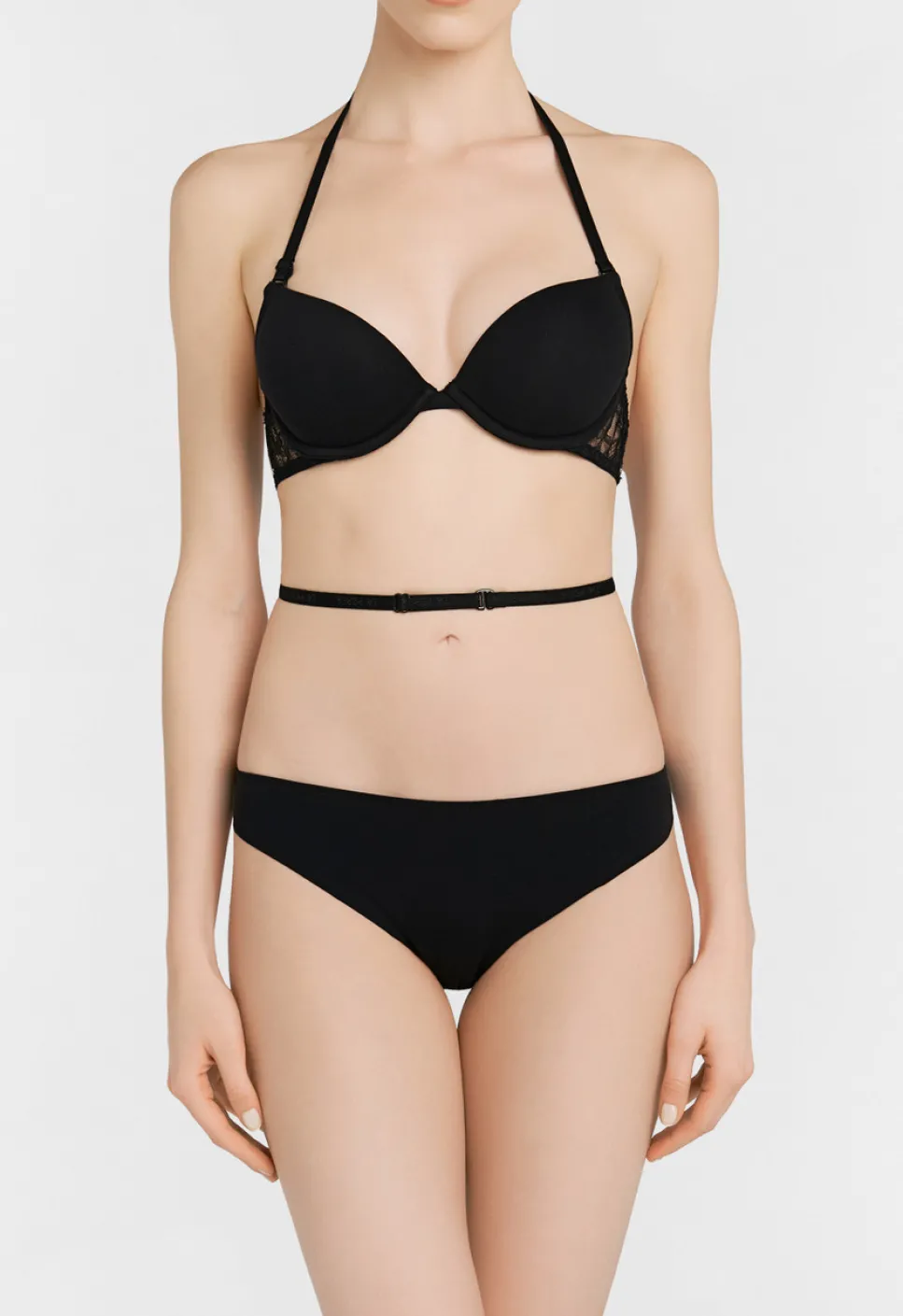 La Perla T-shirt Multiway Bra With Chantilly Lace< Padded|Push-Up