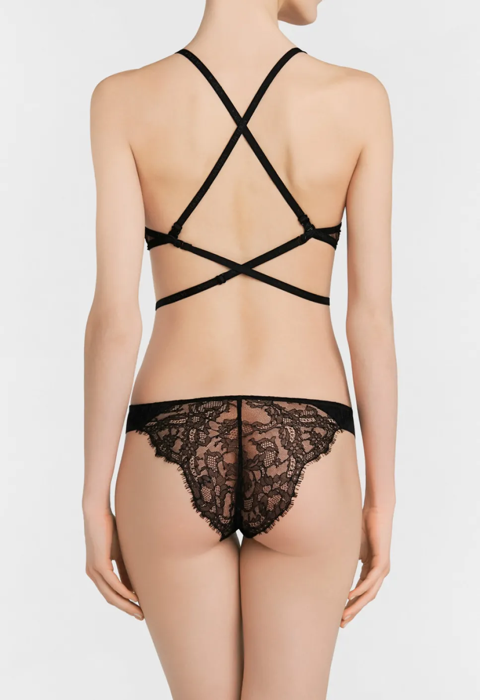 La Perla T-shirt Multiway Bra With Chantilly Lace< Padded|Push-Up