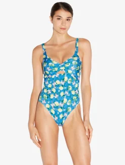 La Perla Printed Cut-out Swimsuit< One-Piece Bathing Suits