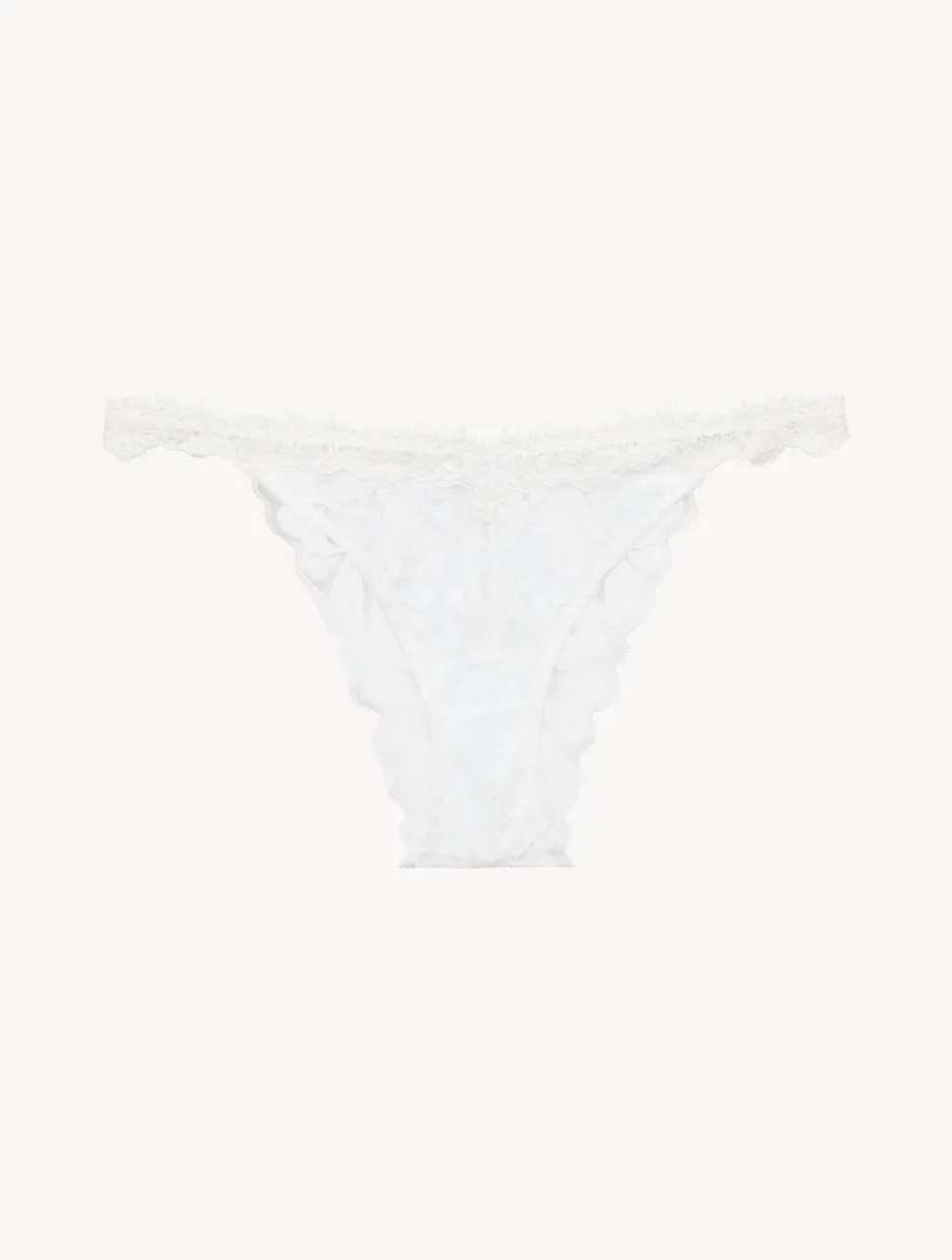 La Perla Brazilian Brief In Off With Leavers Lace< Brazilian