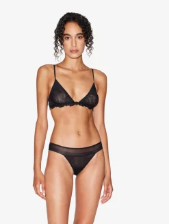 La Perla Brazilian Briefs In Stretch Tulle< Brazilian|Shapewear