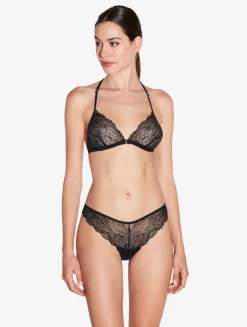 La Perla Brazilian Briefs In With Leavers Lace< Brazilian