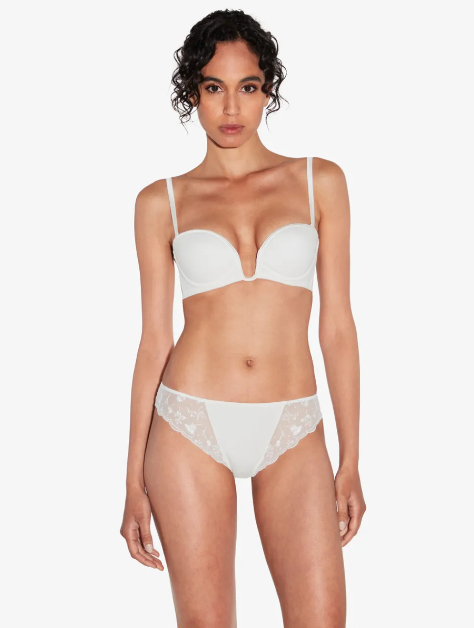 La Perla Briefs In Lys With Embroidered Tulle< Mid-Rise