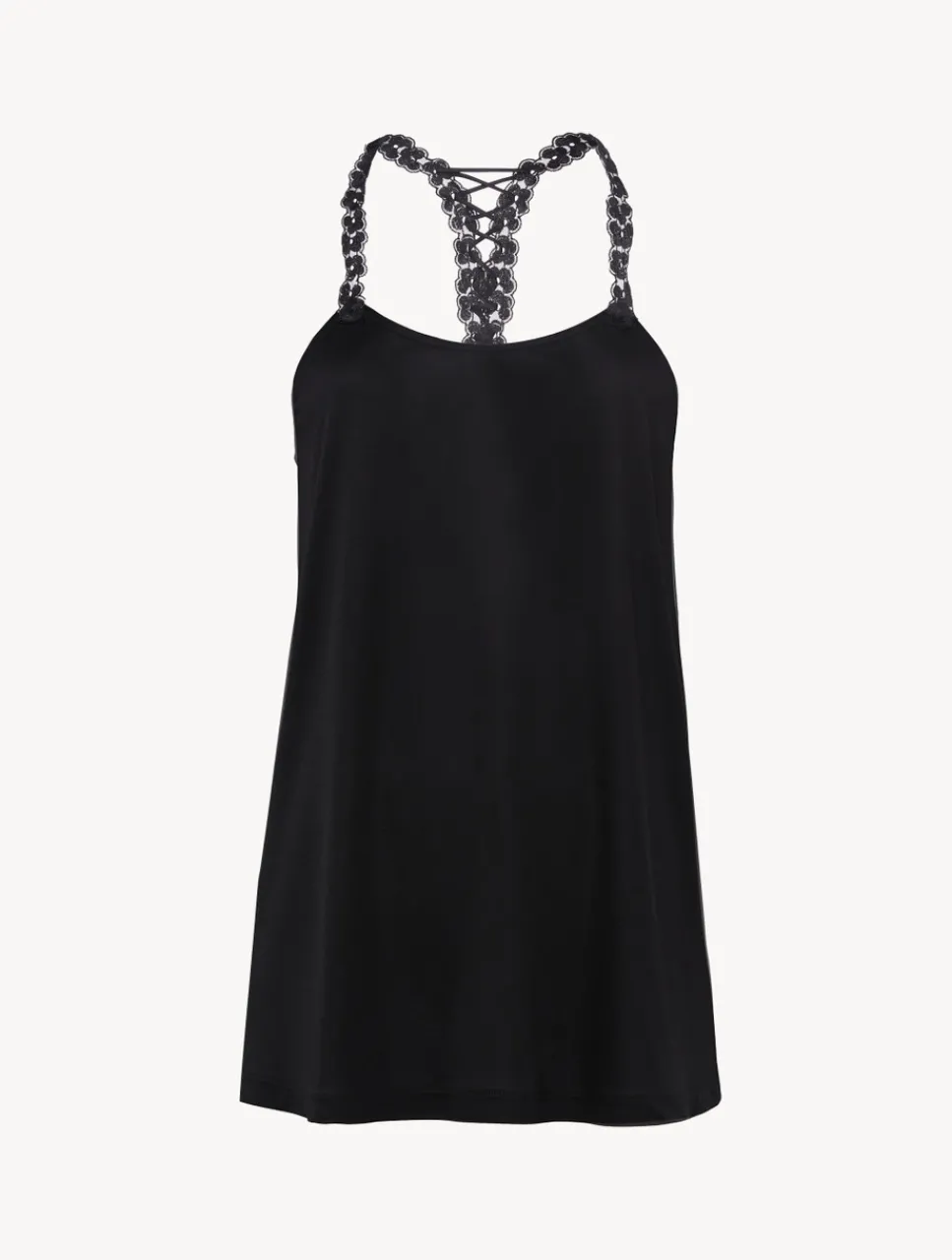 La Perla Camisole In Modal With Embroidered Tulle< Camisoles|Pajamas