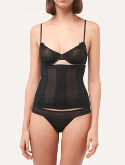 La Perla Corset In Stretch Tulle< Bodysuits & Bustiers|Shapewear