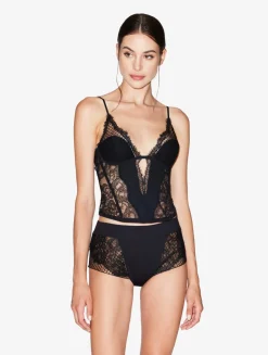 La Perla Corset With Leavers Lace< Bodysuits & Bustiers