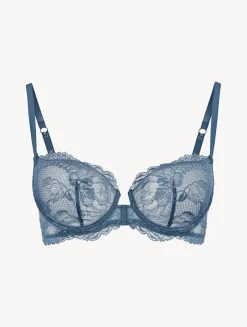 La Perla Dark Lace Balconette Bra< Balconette|Underwired