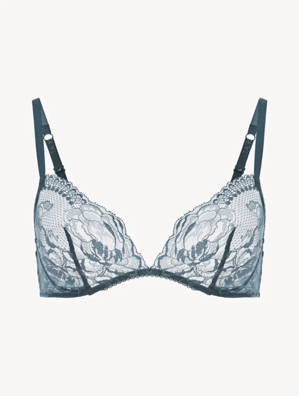 La Perla Dark Lace Non-wired Bra< Triangle|Wireless