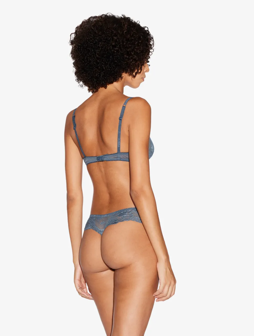 La Perla Dark Lace Non-wired Bra< Triangle|Wireless