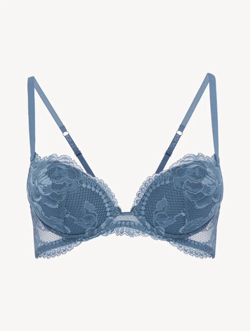 La Perla Dark Lace Push-up Bra< Padded|Push-Up