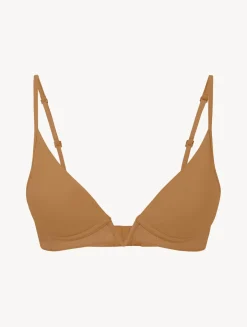 La Perla Hazel-coloured Non-wired Padded Triangle V-bra< Bralette|Padded
