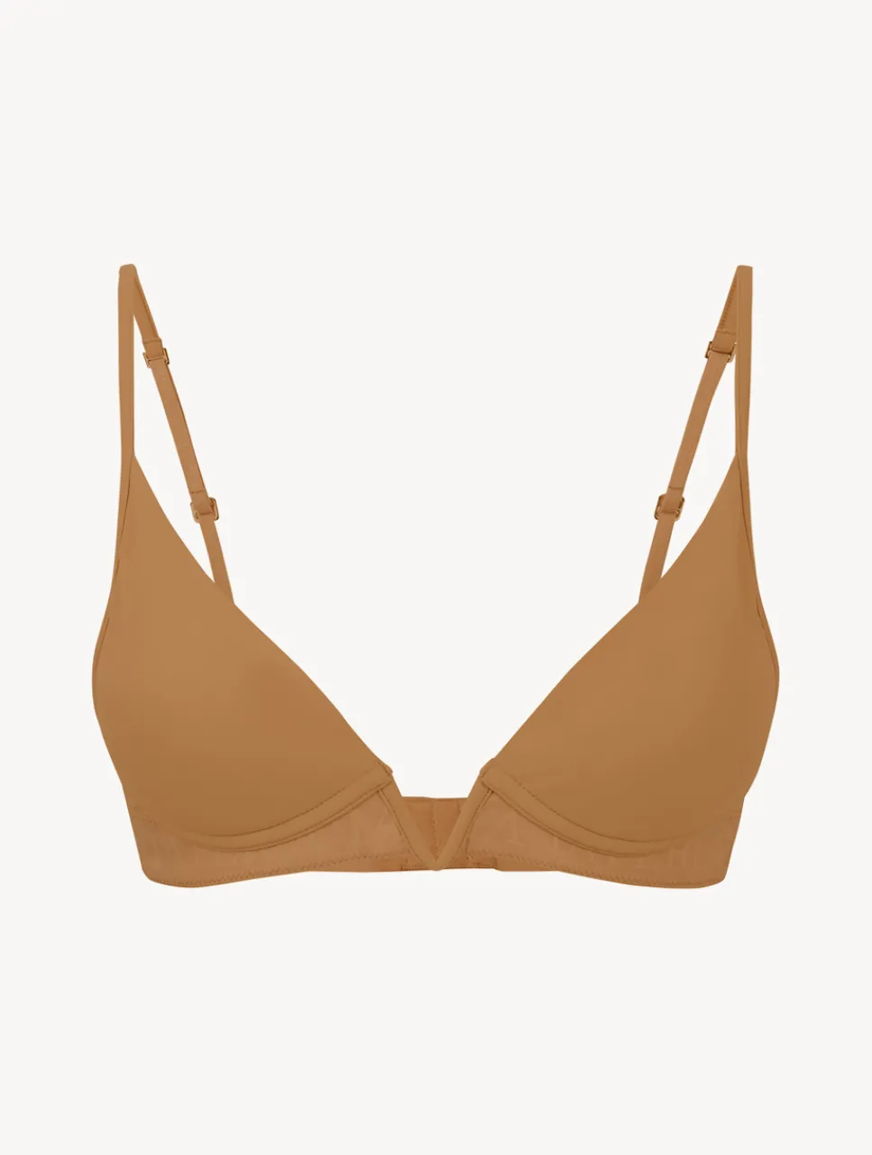 La Perla Hazel-coloured Non-wired Padded Triangle V-bra< Bralette|Padded