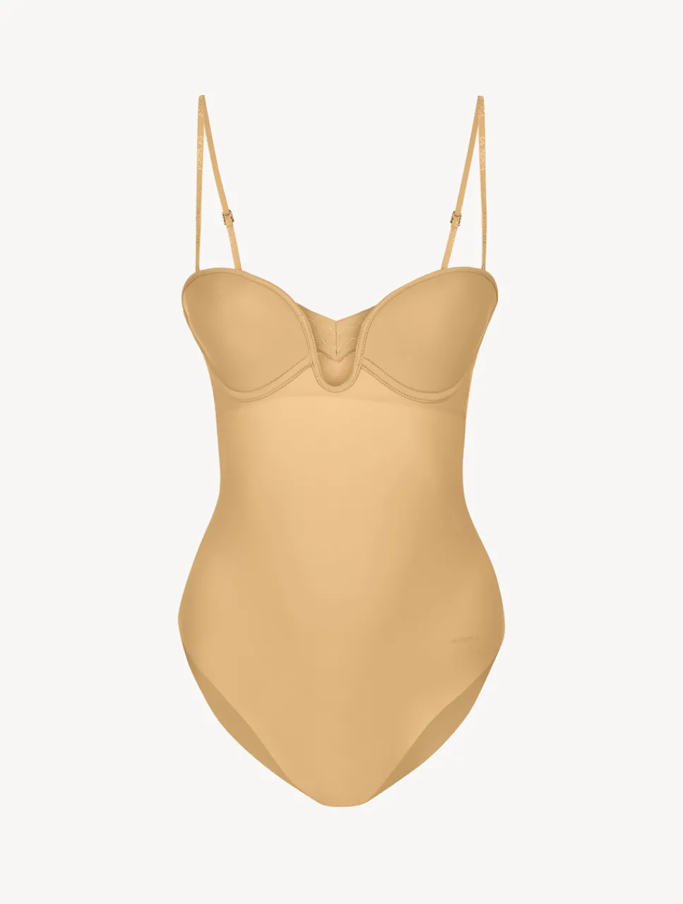La Perla Hazel-coloured Underwired Padded U-bra Bodysuit< Bodysuits & Bustiers|Shapewear