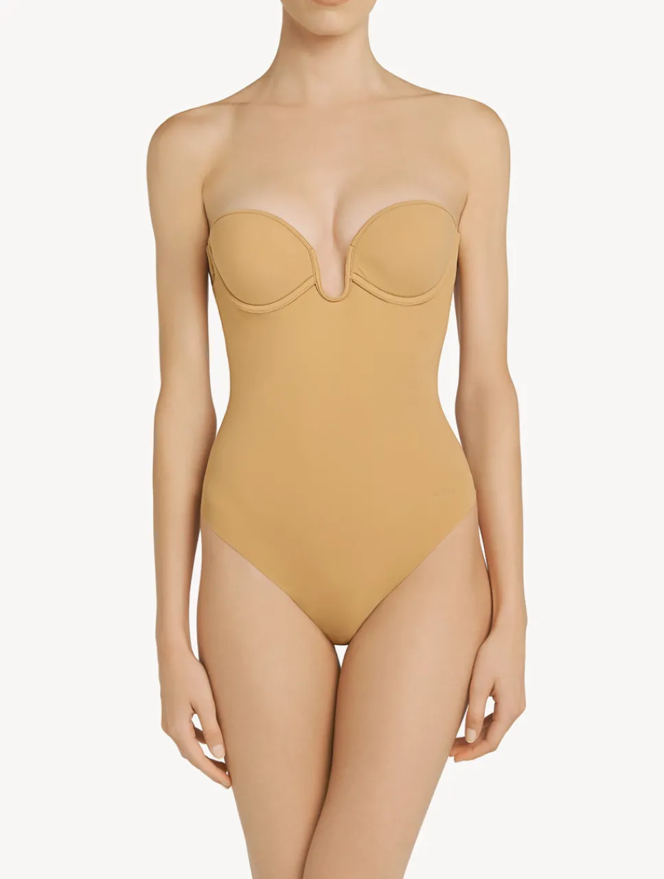 La Perla Hazel-coloured Underwired Padded U-bra Bodysuit< Bodysuits & Bustiers|Shapewear