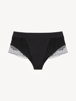 La Perla High-Waisted Brief With Leavers Lace< High-Waist