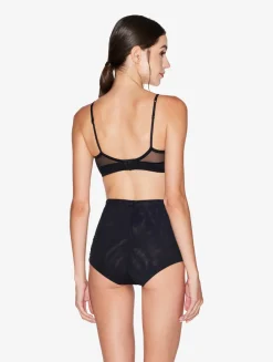 La Perla High-waisted Briefs In Stretch Tulle< High-Waist|Shapewear