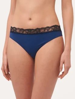 La Perla Lace Medium Brief In And Grey< Mid-Rise