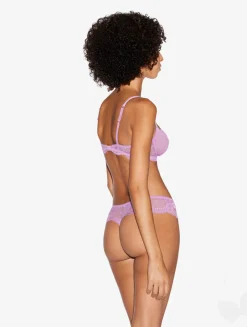 La Perla Lilac Rose Lace Balconette Bra< Balconette
