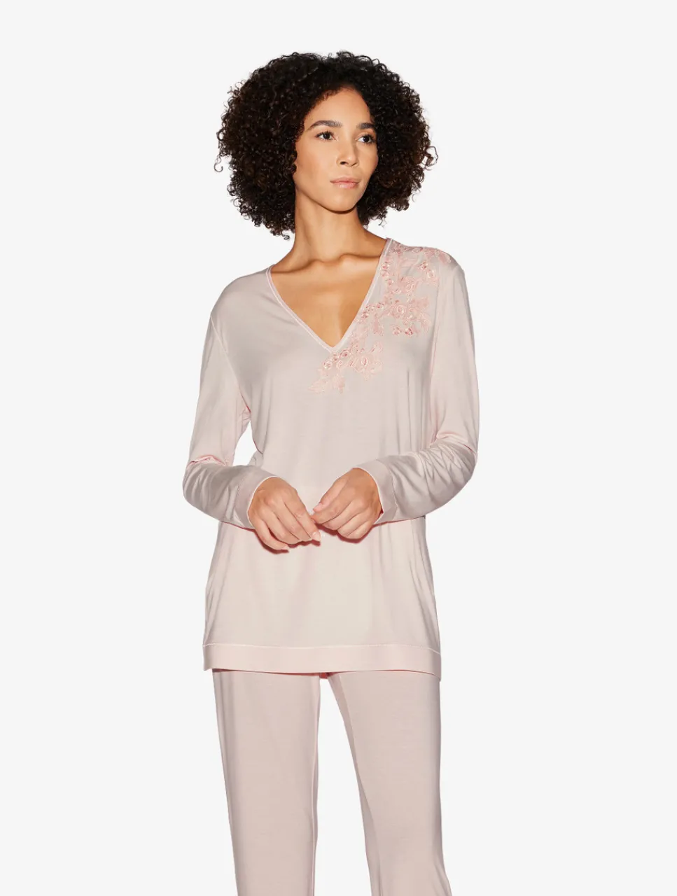 La Perla Long-sleeved Top In Modal< Camisoles|Pajamas