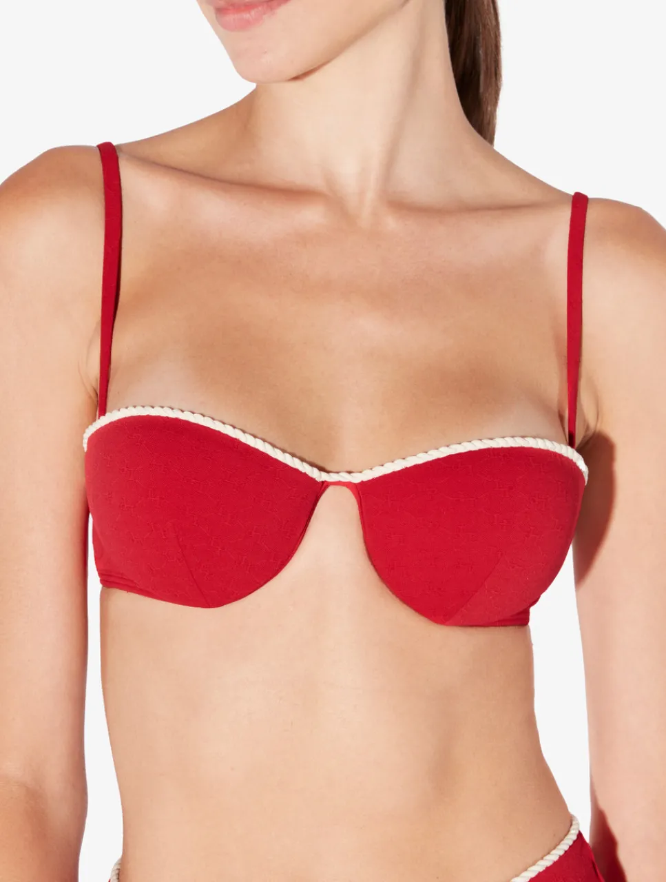La Perla Monogram Bandeau Bikini Top In< Bikinis