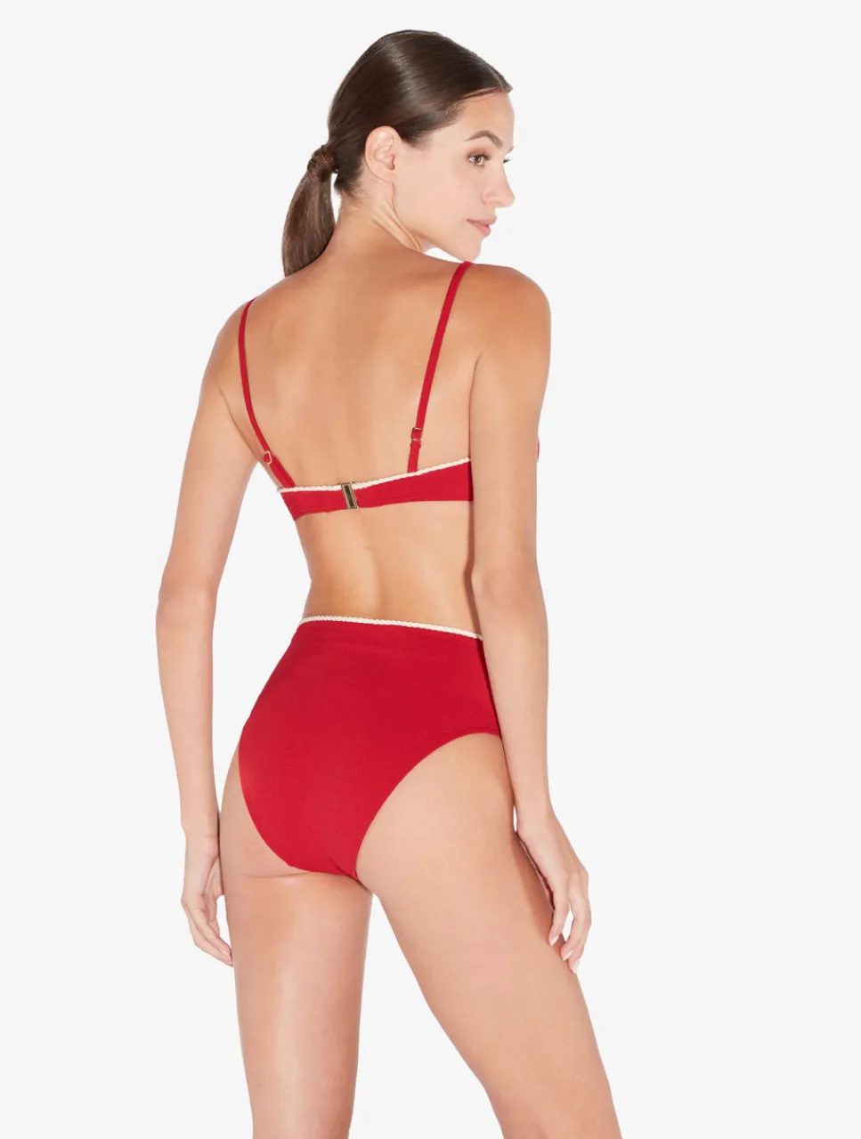 La Perla Monogram High Waist Bikini Brief In< Bikinis