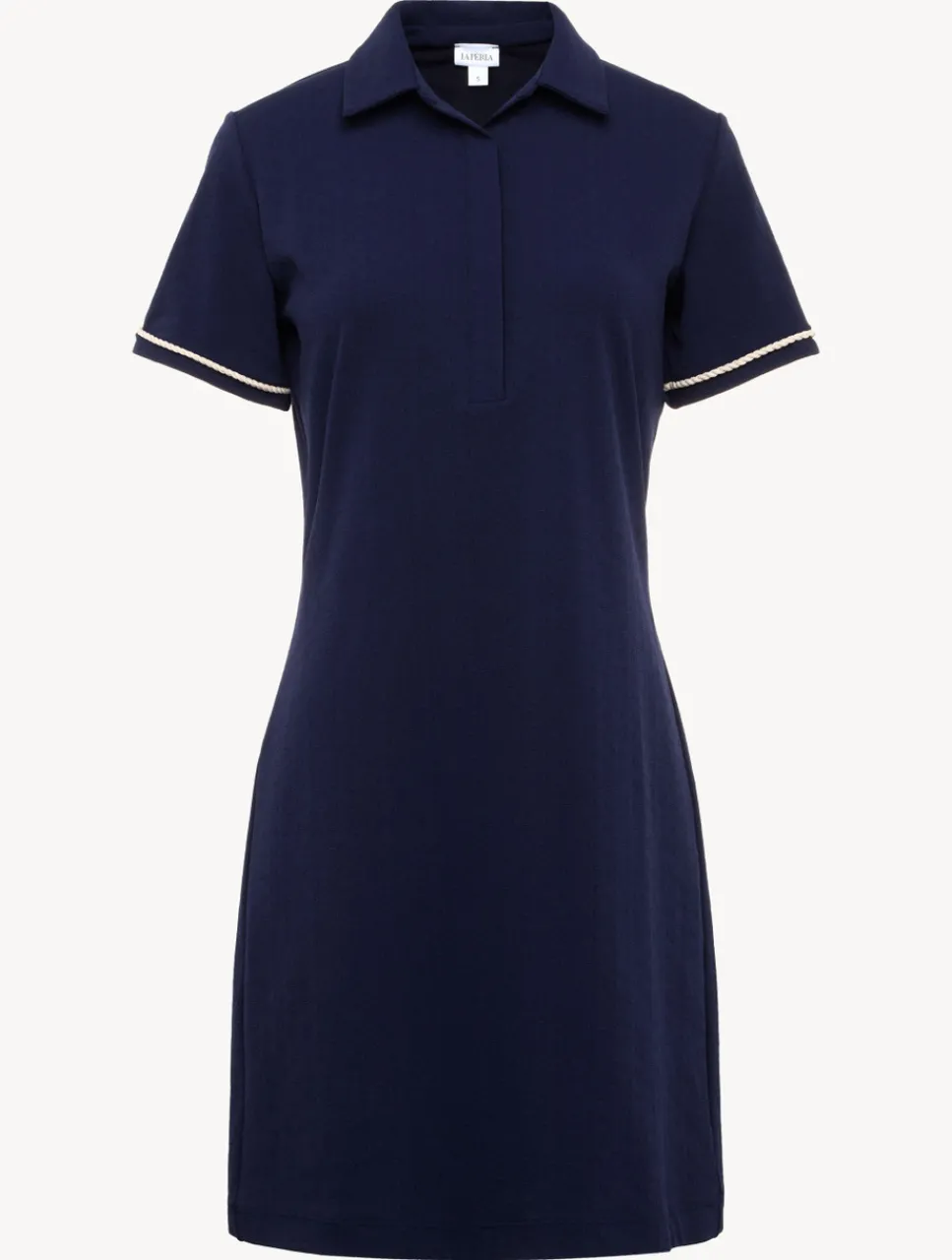 La Perla Monogram Polo Dress In Navy< Beach Coverups