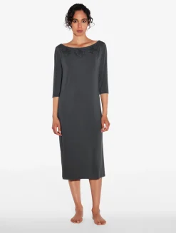 La Perla Nightdress In Charcoal< Pajamas|Loungewear