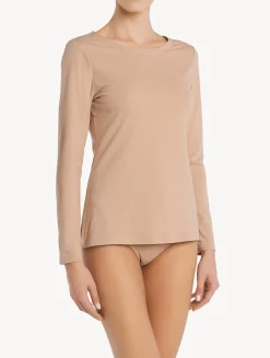 La Perla Cotton Long-sleeved Top< Camisoles|Pajamas