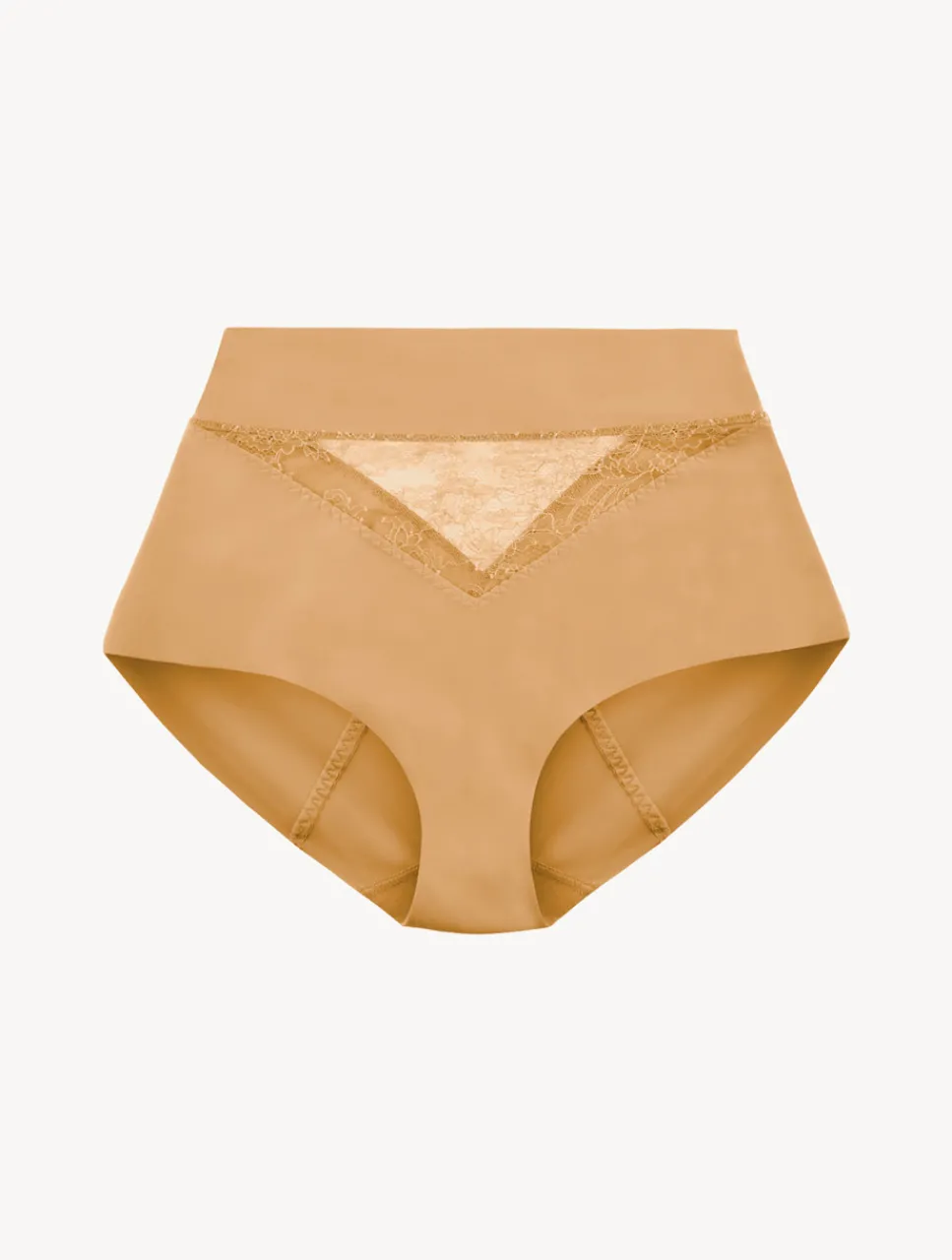 La Perla Lycra Control Fit High-waist Briefs With Chantilly Lace< High-Waist|Shapewear