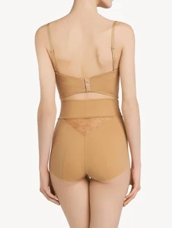 La Perla Lycra Control Fit High-waist Briefs With Chantilly Lace< High-Waist|Shapewear