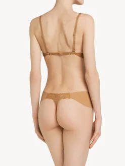 La Perla Lycra Thong With Chantilly Lace< G String & Thong|Shapewear